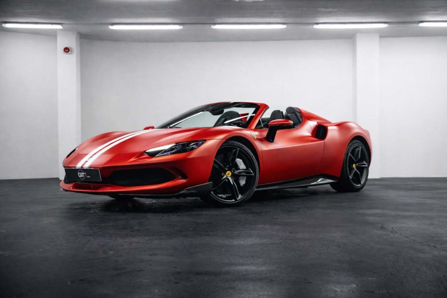 Ferrari 296 GTS for rent in Mallorca with Alphas Luxury
