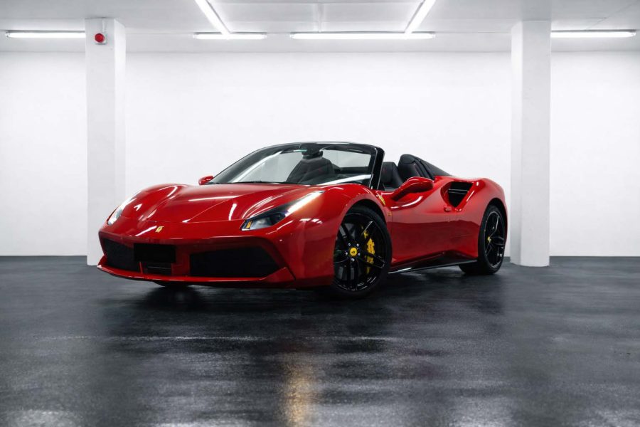 Ferrari 488 Spider for rent in Mallorca with Alphas Luxury