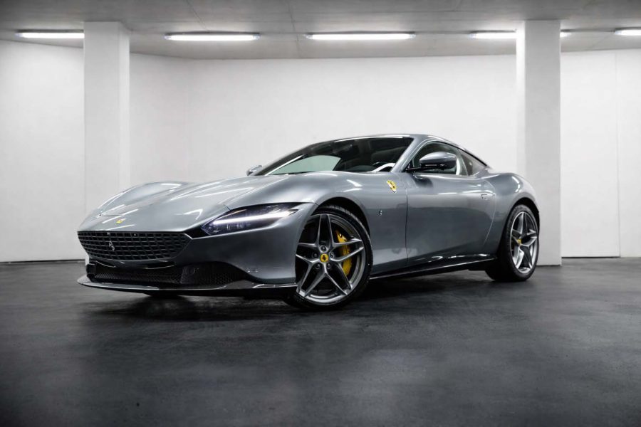 Ferrari Roma for rent in Mallorca with Alphas Luxury