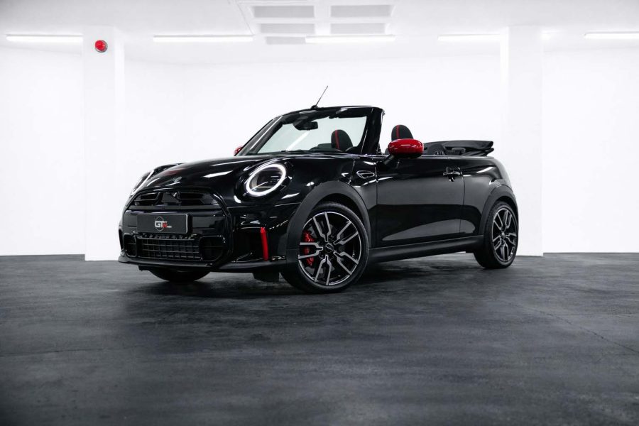 MINI Cooper JCW Cabrio for rent in Mallorca with Alphas Luxury